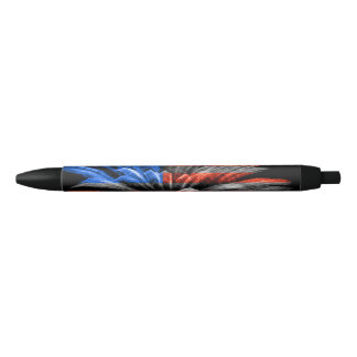 Stylo Noir Drapeau Patriotique États-Unis
