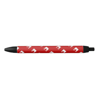 Stylo Noir Drapeau Tonga