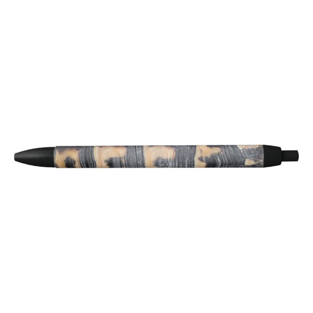 Stylo Noir Écaille de tortue (Devant)