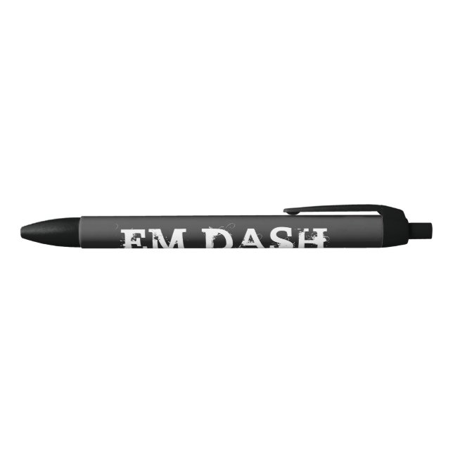 Stylo Noir Écriture Em Dash (Haut)