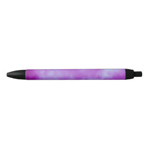 Stylo Noir Effet nuage tempête élégant Violet