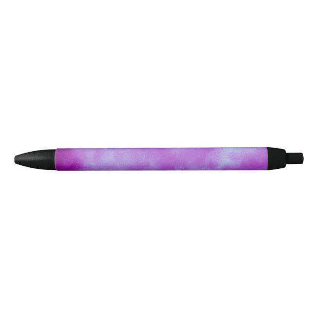Stylo Noir Effet nuage tempête élégant Violet (Devant)