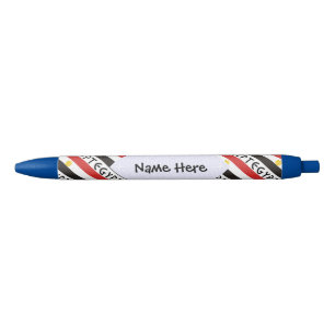 Stylo Noir Egypte et drapeau égyptien en mosaïque avec votre