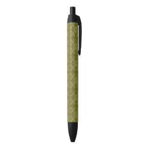Stylo Noir Élégance en croisillons