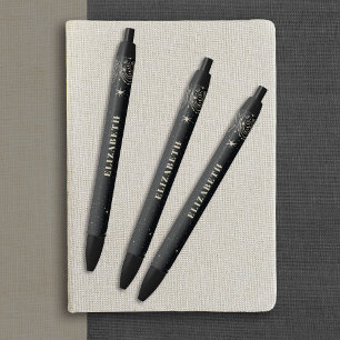 Stylo Noir Elégant Bureau de la liste professionnelle des che