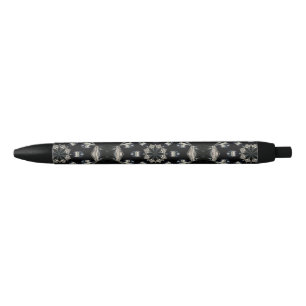 Stylo Noir Elégant Mandala