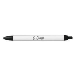 Stylo Noir Élégante écriture moderne personnalisée à la main