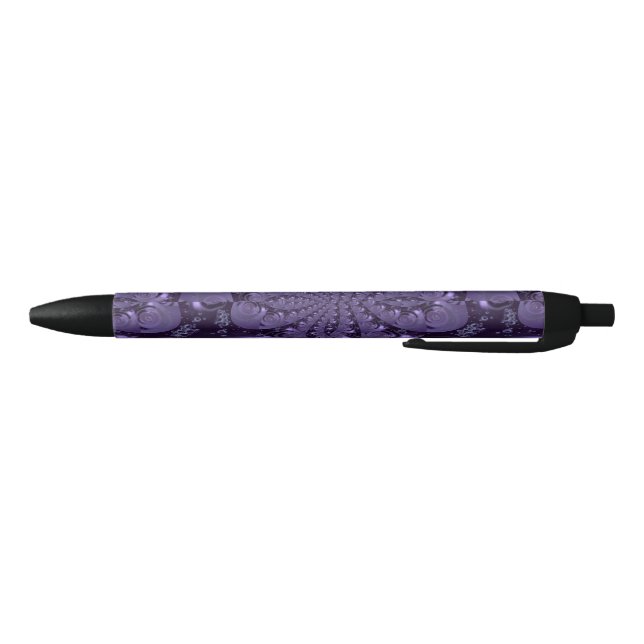 Stylo Noir Élégante étincelle Royale Purple Liquide (Bas)