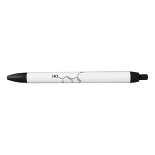 Stylo Noir élément du symbole scientifique de la formule ch