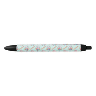 Stylo Noir Éléphant motif de rentrée scolaire