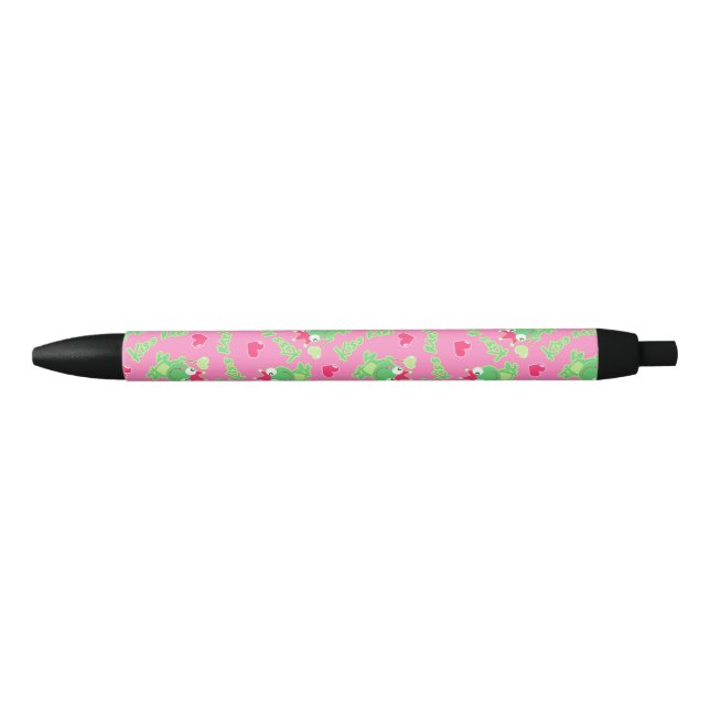 Stylo Noir Embrasse-moi la grenouille (Devant)