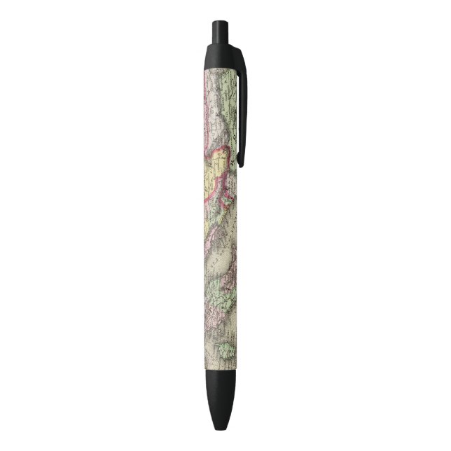 Stylo Noir Empire autrichien, Italie, Turquie en Europe, (Bas (Vertical))