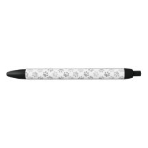 Empreintes de pattes doodle grises