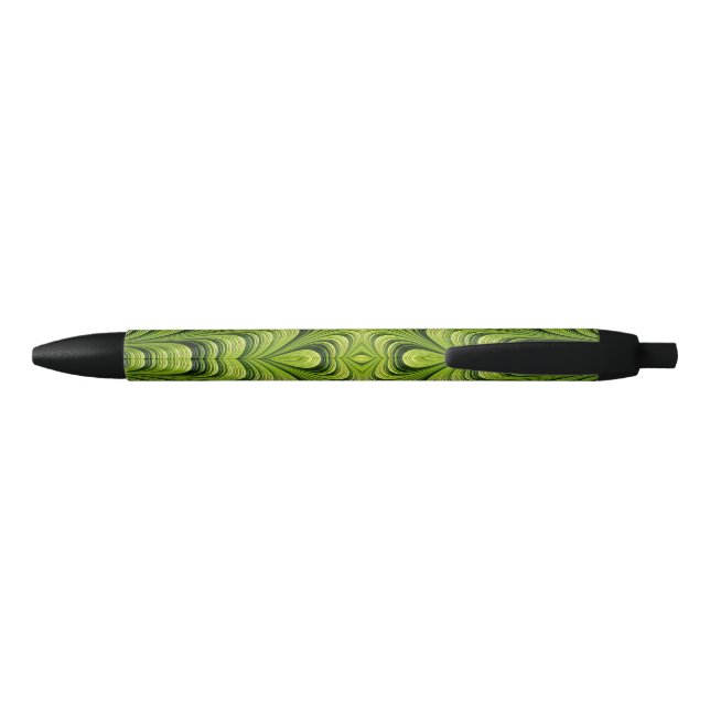 Stylo noir en encre Design vert (Dos)