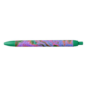 Stylo noir en marbre aigre