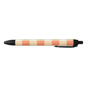 Stylo Noir en vichy Motif