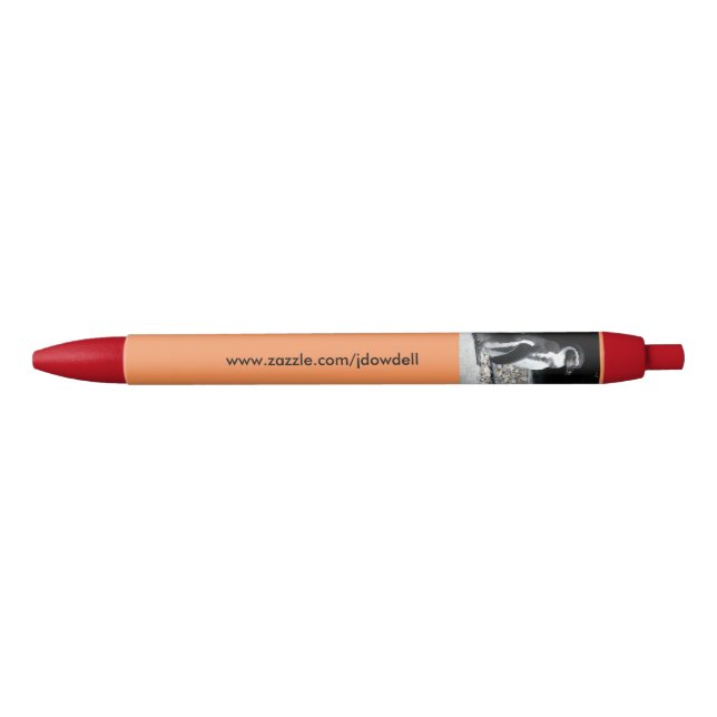 Stylo Noir Enclos de manchots (Devant)