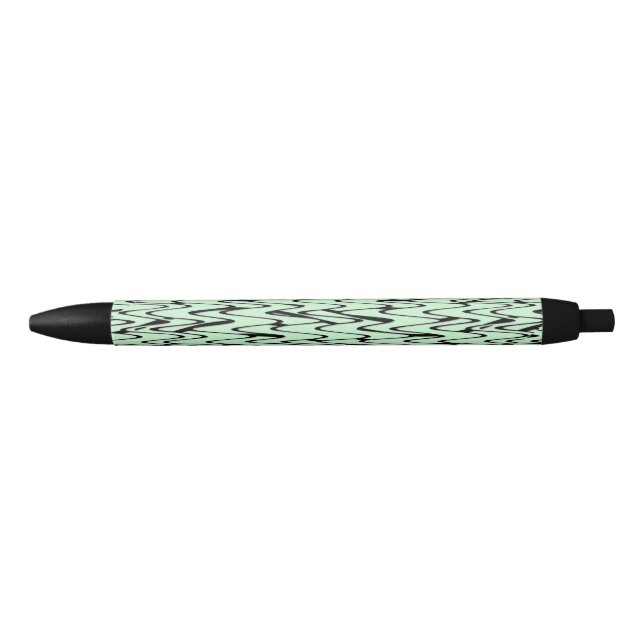 Stylo Noir Engager la dynamique verte de la menthe (Devant)