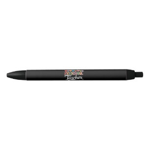Stylo Noir Enseignant de maternelle Premier jour Groovy Rentr