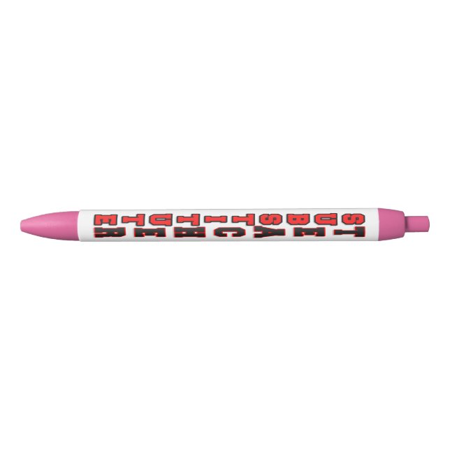 Stylo Noir Enseignant remplaçant (Devant)