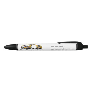 Stylo Noir Entreprise de Construction de Matériel Lourd Profe