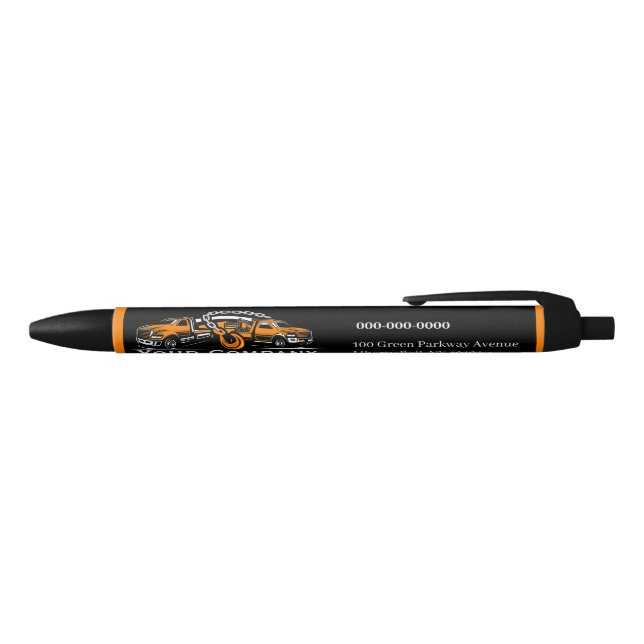 Stylo Noir Entreprise de remorquage professionnelle, service  (Haut)
