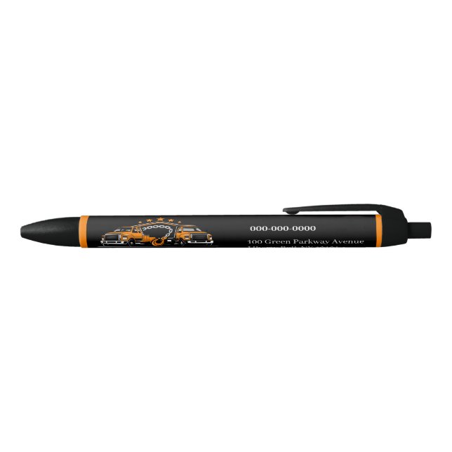 Stylo Noir Entreprise de remorquage professionnelle, service  (Haut)