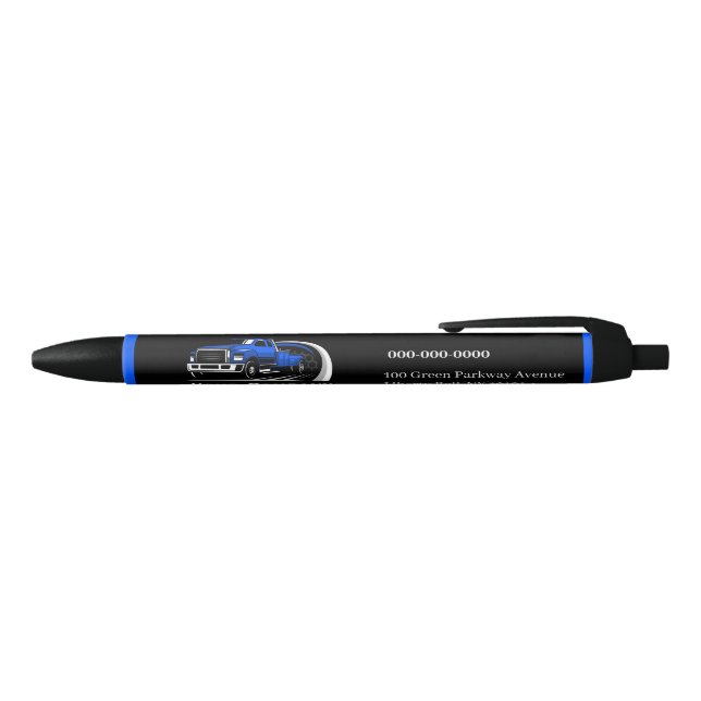 Stylo Noir Entreprise de remorquage professionnelle, service  (Haut)