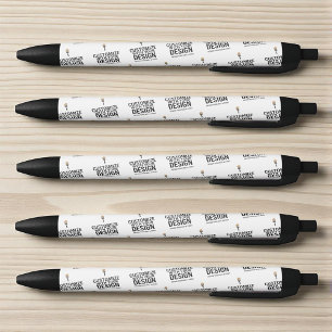 Stylo Noir Entreprise personnalisée Petite entreprise personn