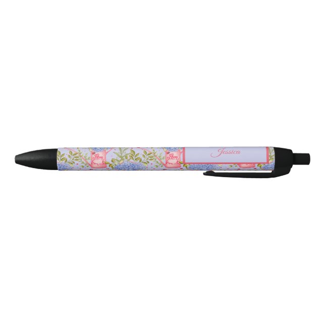 Stylo Noir Épanouissement intérieur Hydrangea en fleurs Cotta (Bas)