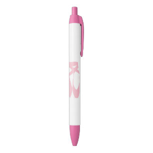 Stylo Noir Équipe Pointe Ballet Pointe Rose