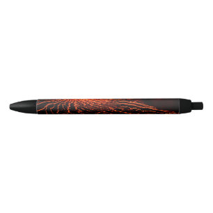 Stylo Noir éruption volcanique