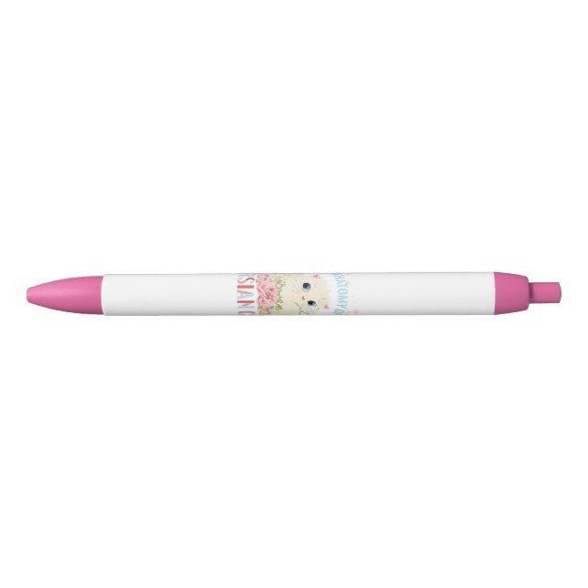 Stylo Noir esthétique du chat, L'anatomie du chat perse (Devant)