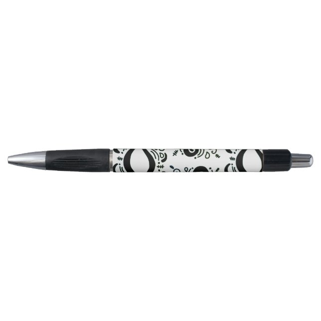 stylo noir et blanc (Devant)
