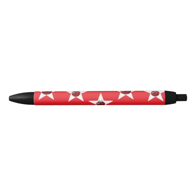Stylo Noir étoile de Ladybug (Devant)