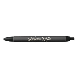 Stylo Noir Étoiles de typographie noir rétro