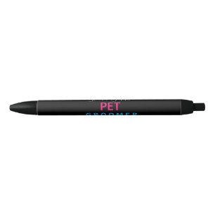 Stylo Noir Étoileur de PET, marcheur de chiens, artiste desi