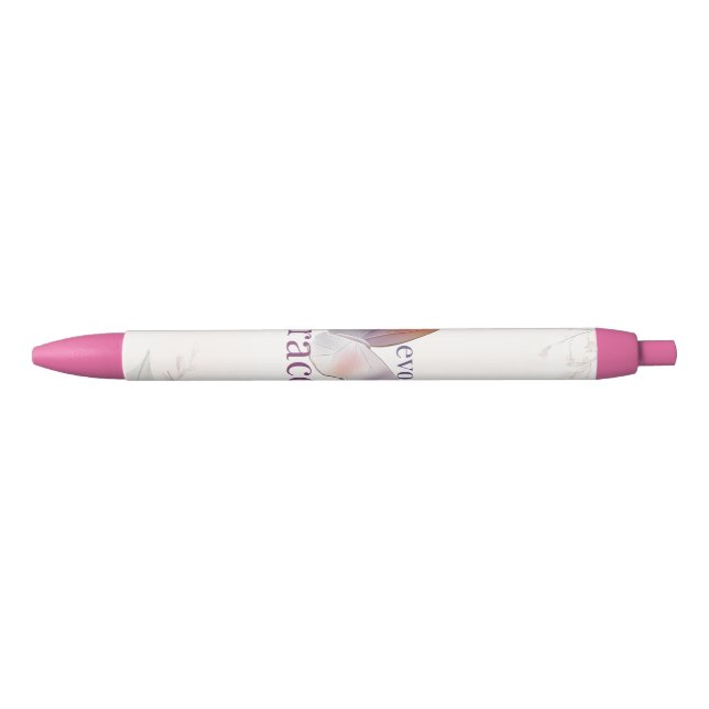 Stylo Noir Évoluer avec le thème de grâce (Devant)