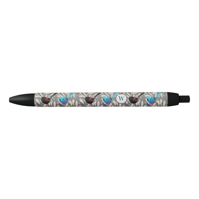 Stylo Noir Fairy Wrens (Devant)