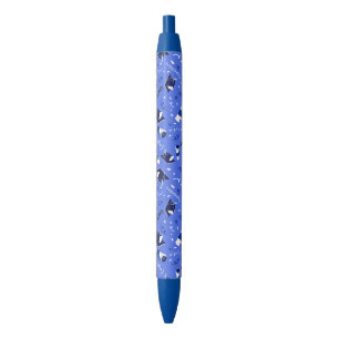 Stylo Noir Félicitations à la fin de la scolarité Bleu