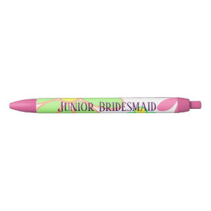 Stylo Noir Femme d'école junior florale verte exceptionnelle