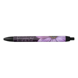 Stylo Noir Femme du 31:30 A de proverbes ce feareth le