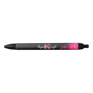 Stylo Noir Fille Noir Hot Rose Parties scintillant Drivers No