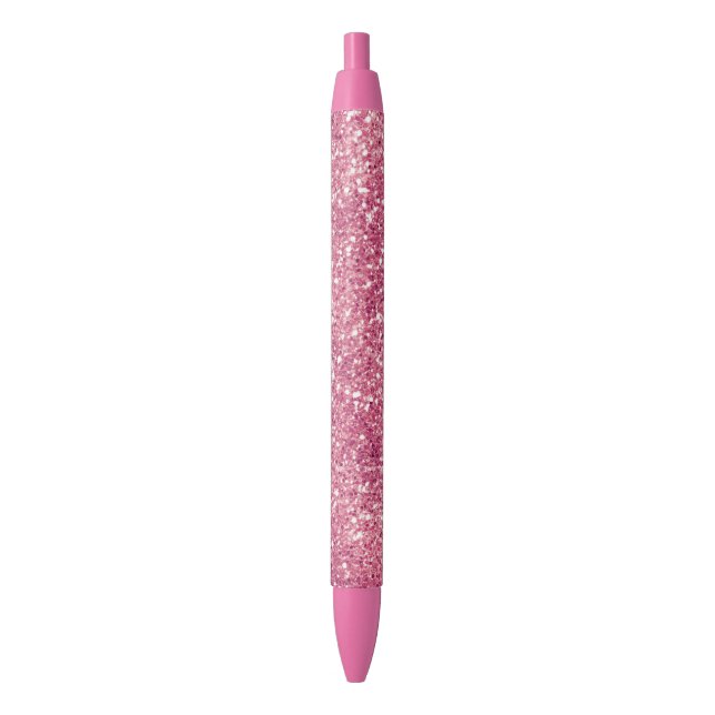 Stylo Noir Fille Parties scintillant rose étincelle Glitz     (devant Vertical)
