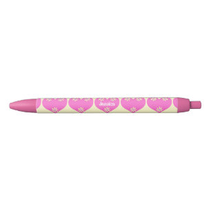 Stylo Noir Fille personnalisée