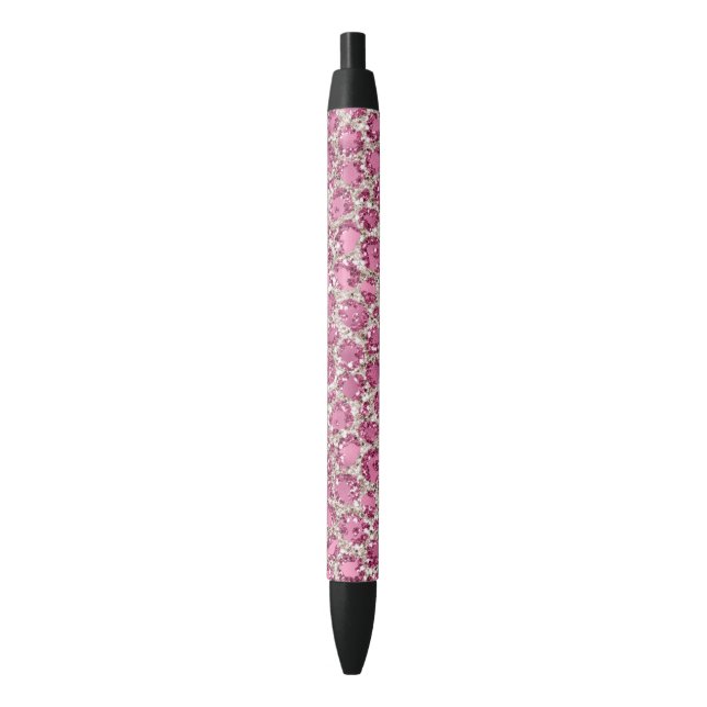 Stylo Noir Fille rose glam Parties scintillant Empreinte de l (devant Vertical)