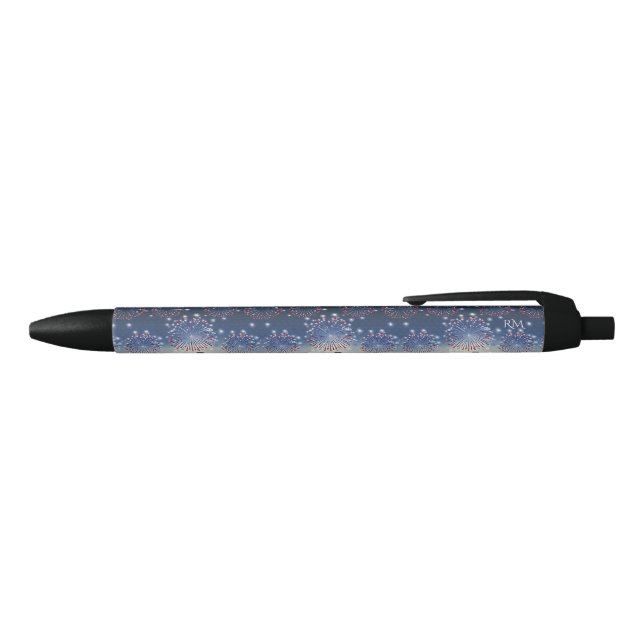 Stylo Noir Fireworks in Blue • United States 250th Year (Haut)