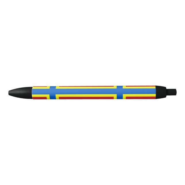 Stylo Noir Flag of Orkney Black Ink Pen (Devant)