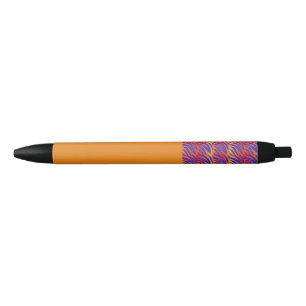 Stylo Noir Flammes bleues