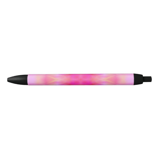 Stylo Noir Flèche rose (Devant)